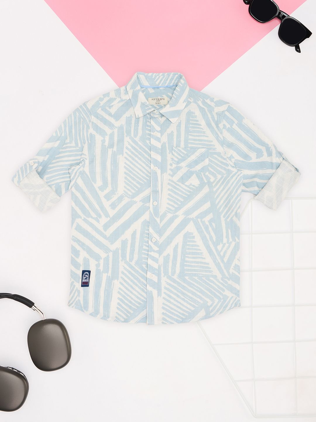 Pantaloons Junior Boys Floral Casual Shirt