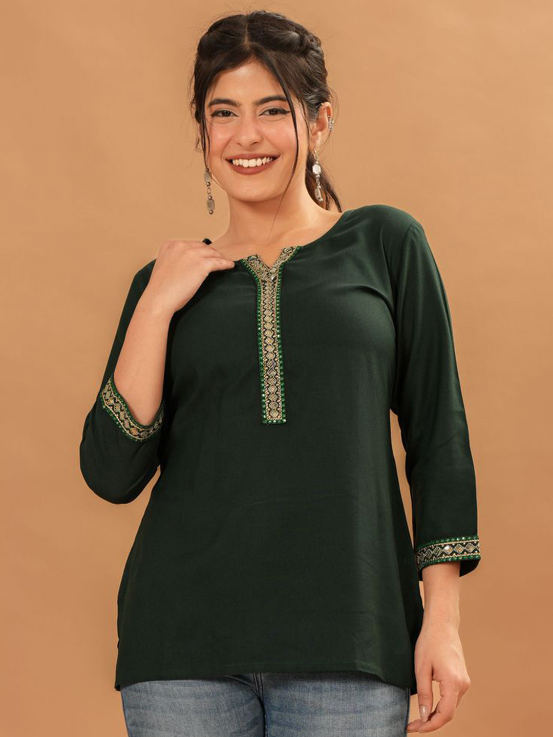 KPF Floral Embroidered Lace Top