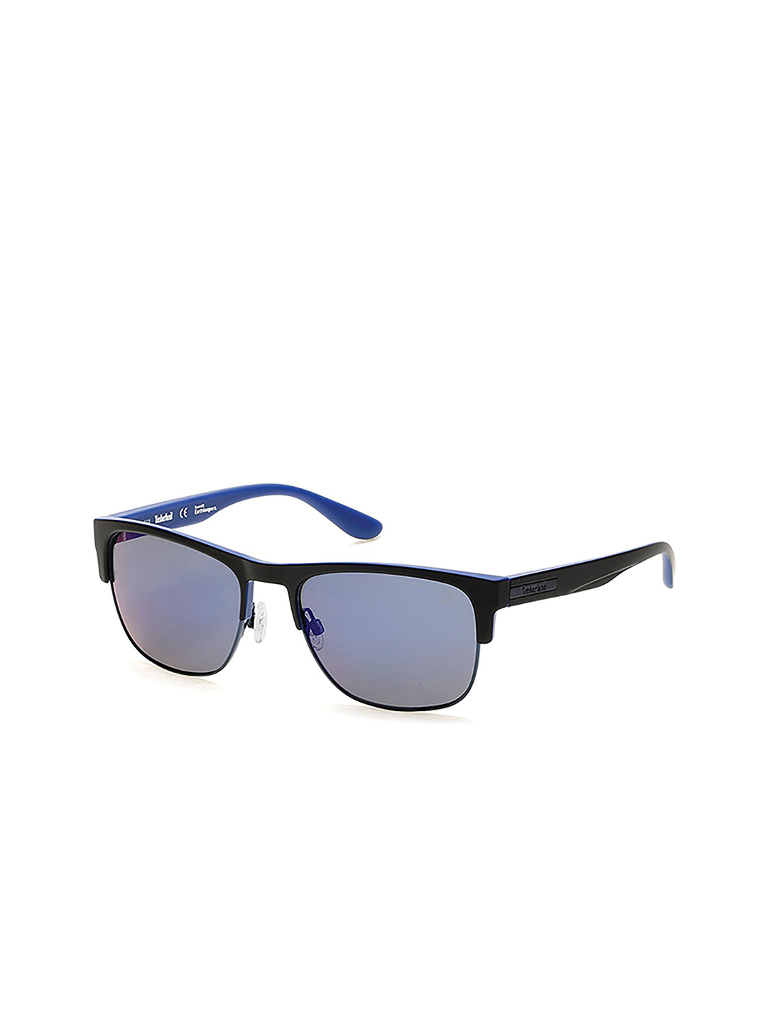 Timberland Men Acetate Half Rim Browline Sunglasses