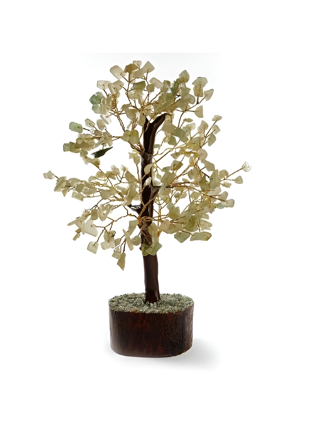 Gemsmantra Aventurine Crystal Tree 300 Gold Beads Gold Crystal Natural Living Room Medium Showpiece - 9.1 Inches