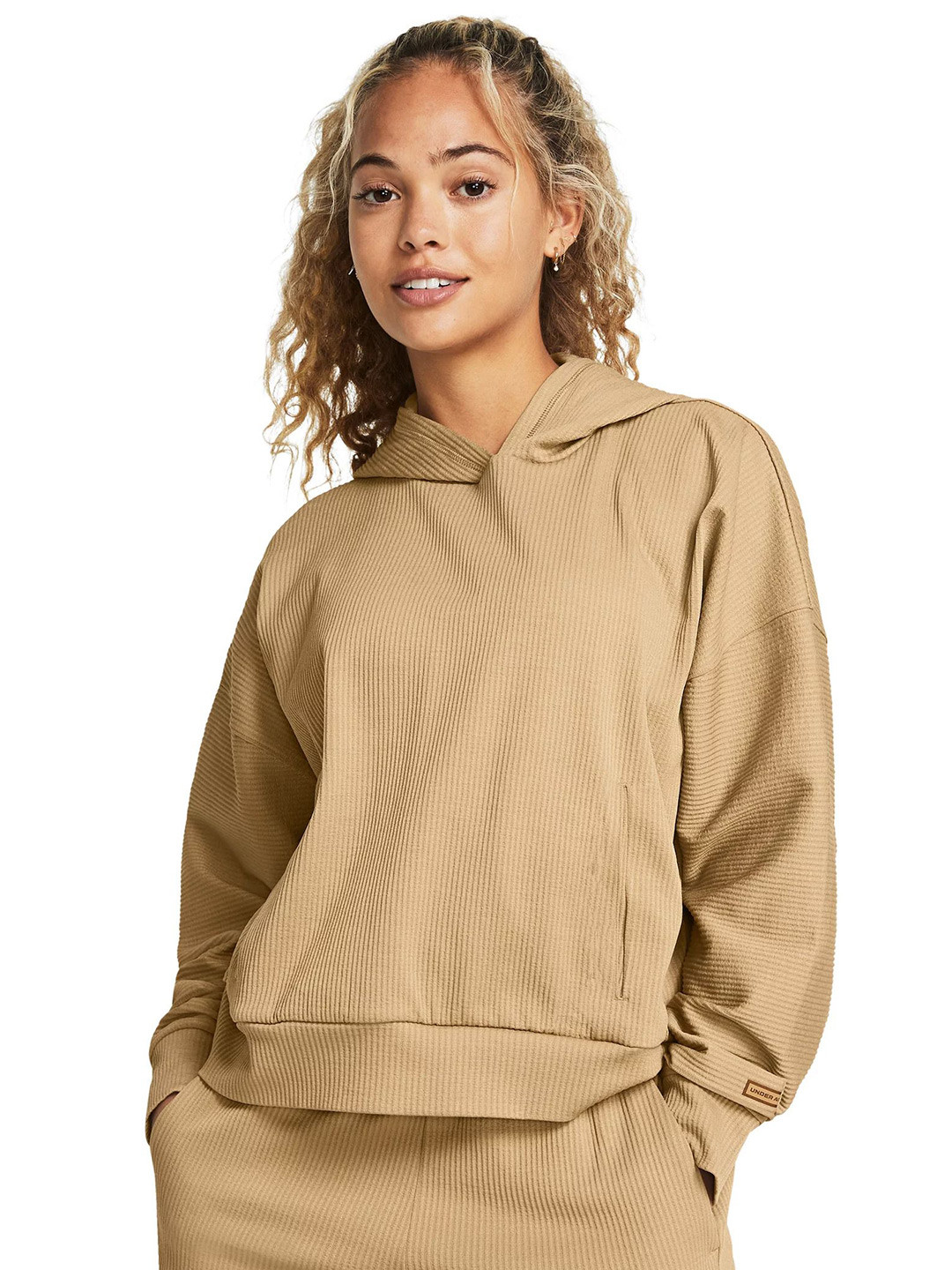 UNDER ARMOUR Women's Journey Rib Oversized Hoodie