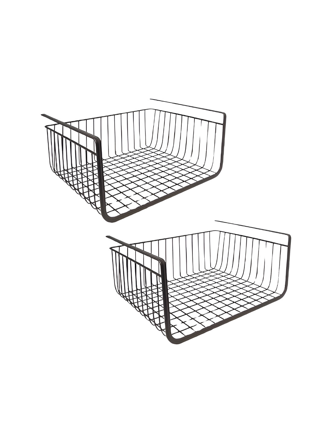 Go Hooked Pack of 2 16 Inch Undershelf Storage Basket