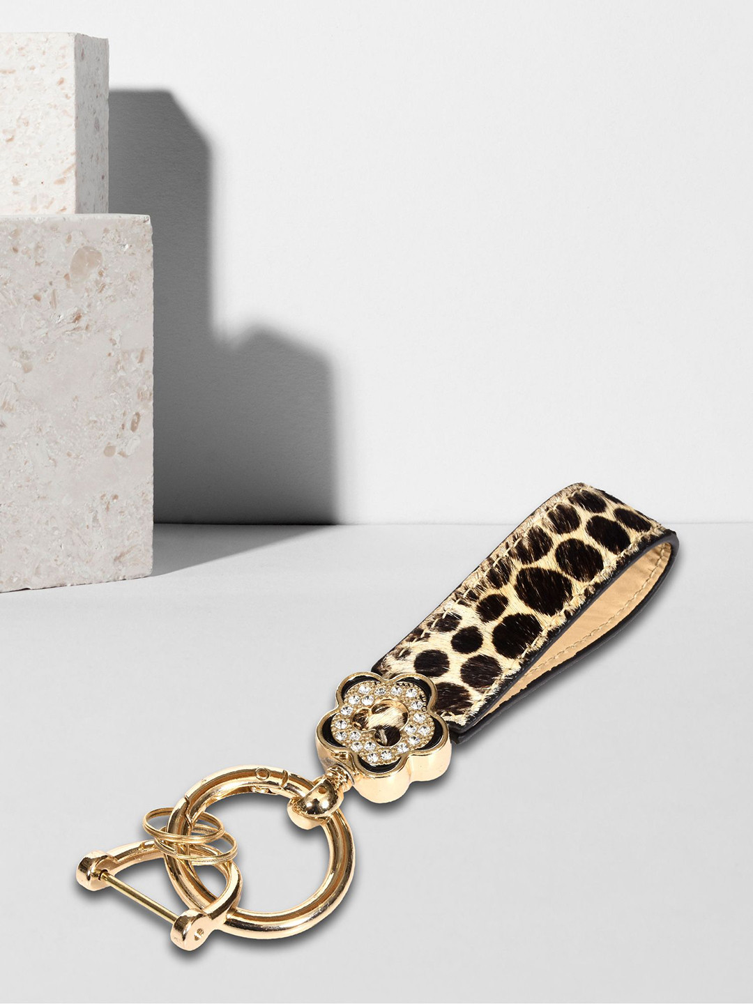 Sassora Printed Premium Hairon Leather Key Chain