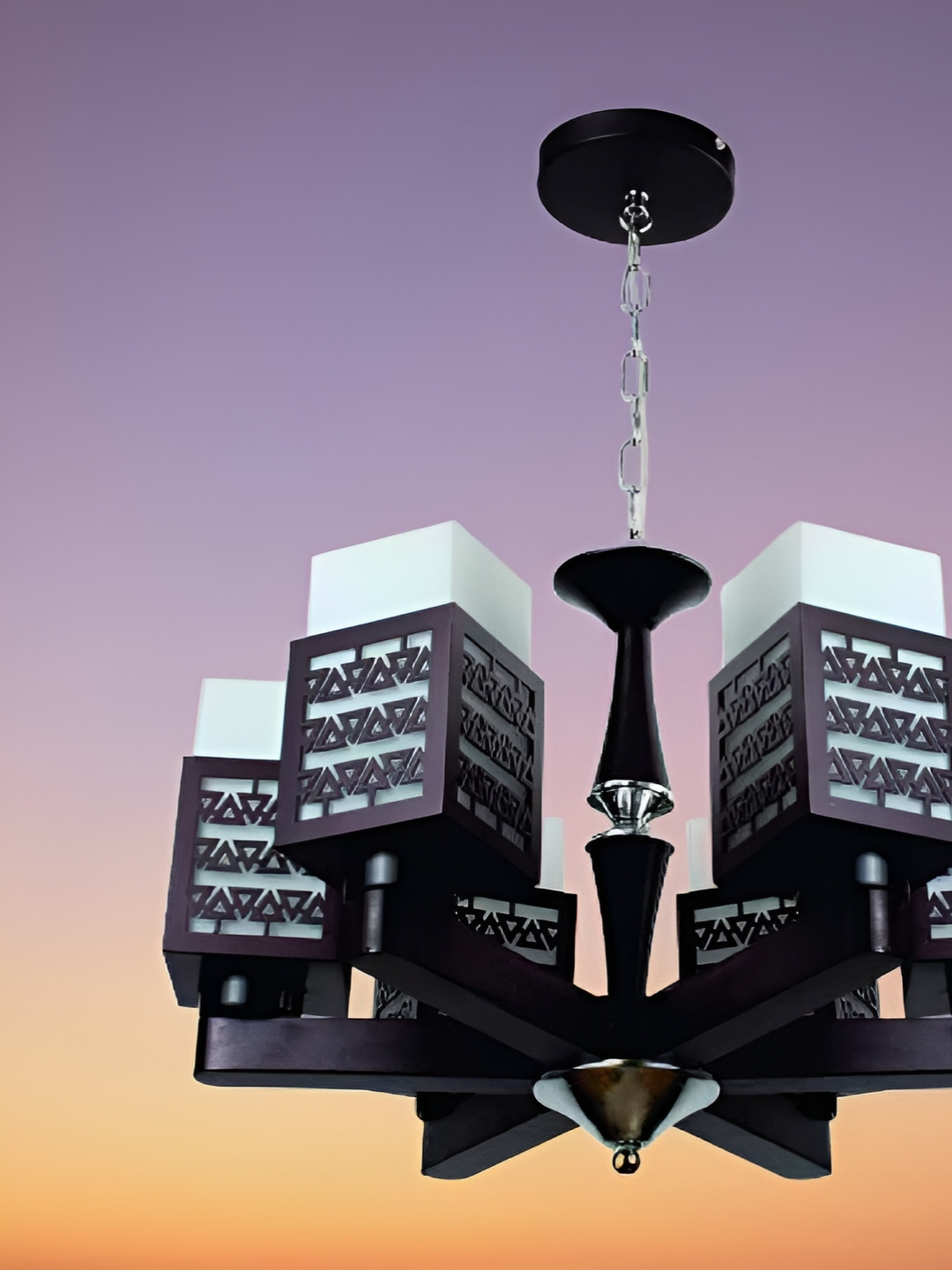 KINIS Modern and Unique Style Black & Grey Quirky Ceiling Lamp