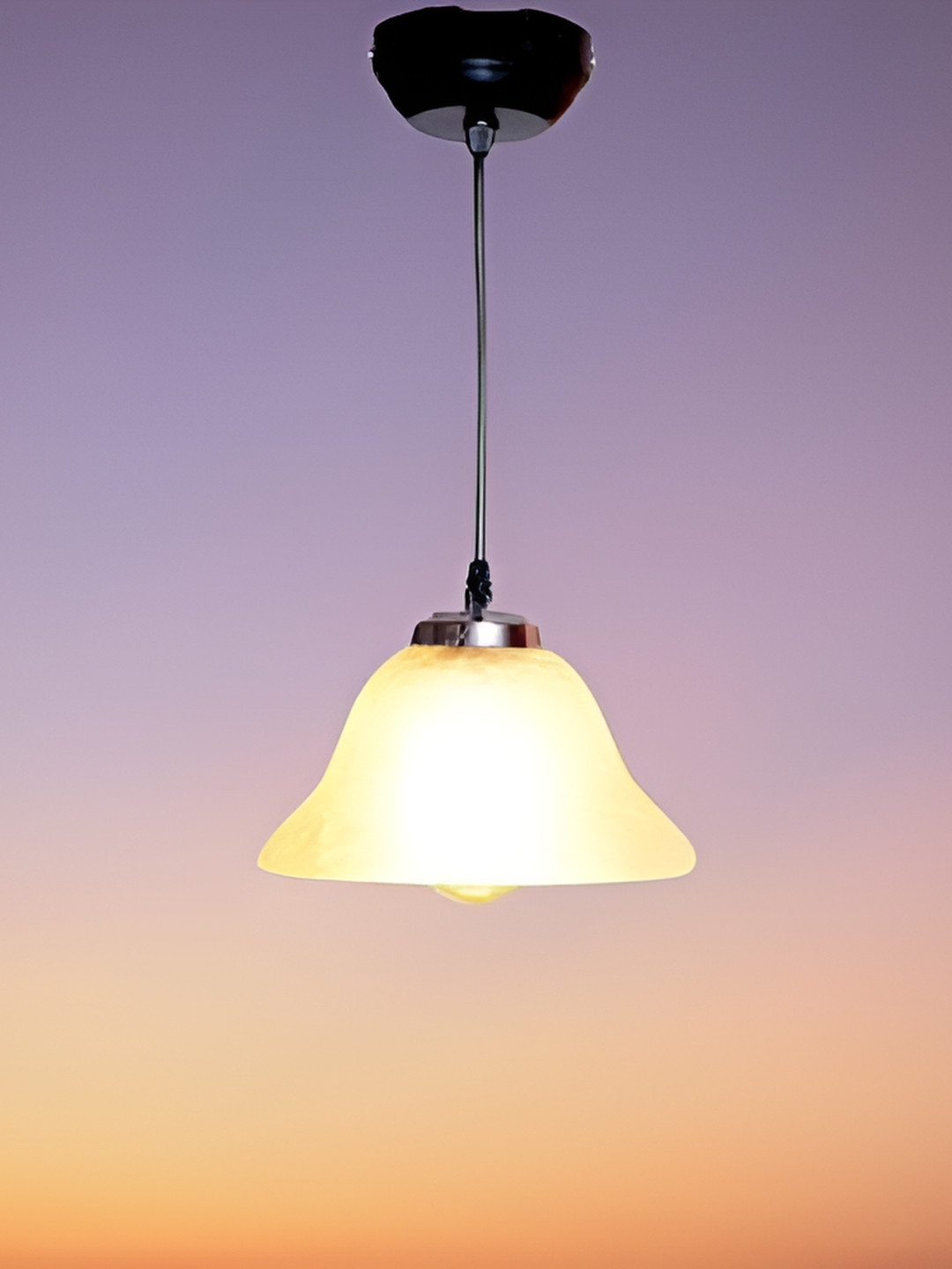 KINIS Modern and Unique Style Transparent Glass Quirky Ceiling Lamp