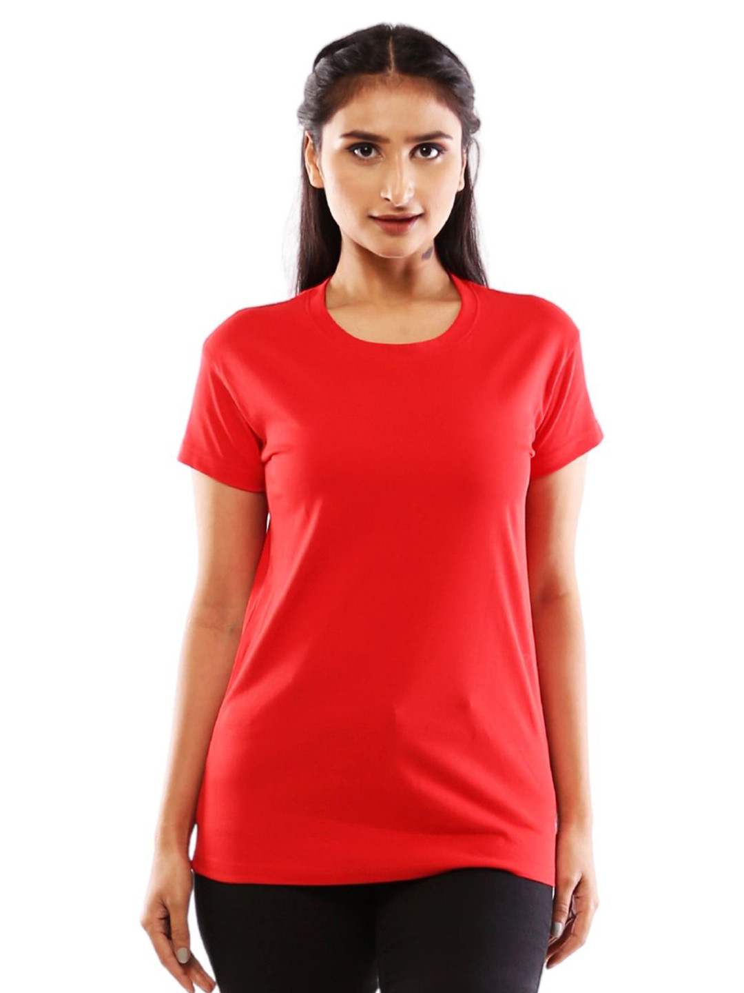 LAPPEN FASHION Women Half Sleeve Cotton Round Neck T-shirt