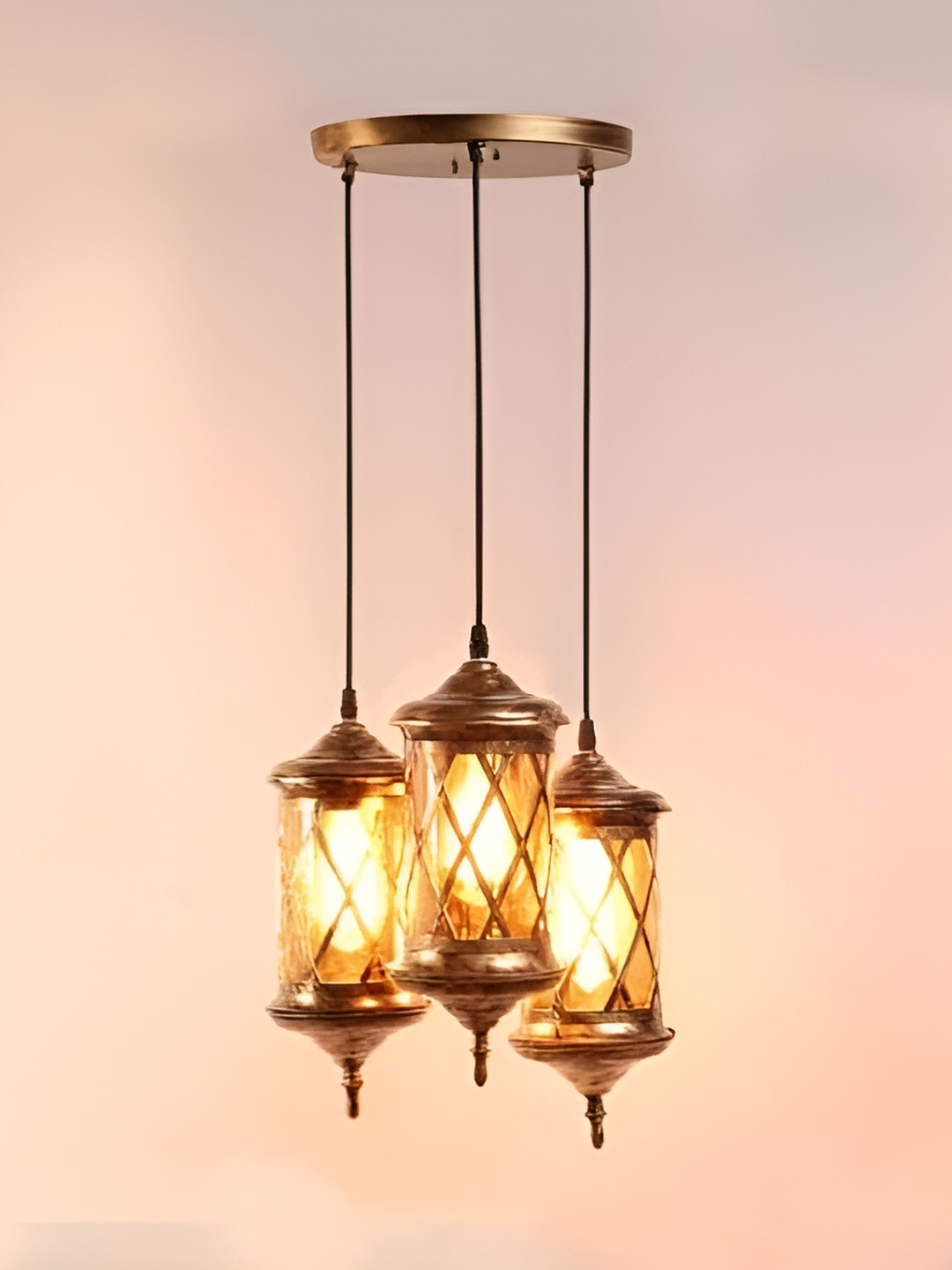 KINIS Modern and Unique Style Gold-Toned Ceiling Lamp