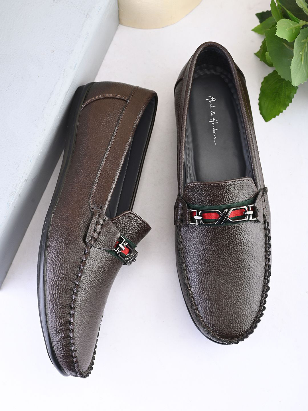 Mast & Harbour Men Casual Slip On Loafer Shoes