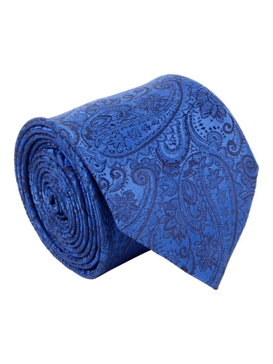 Cazzano Men Woven Design Open Tip Broad Tie