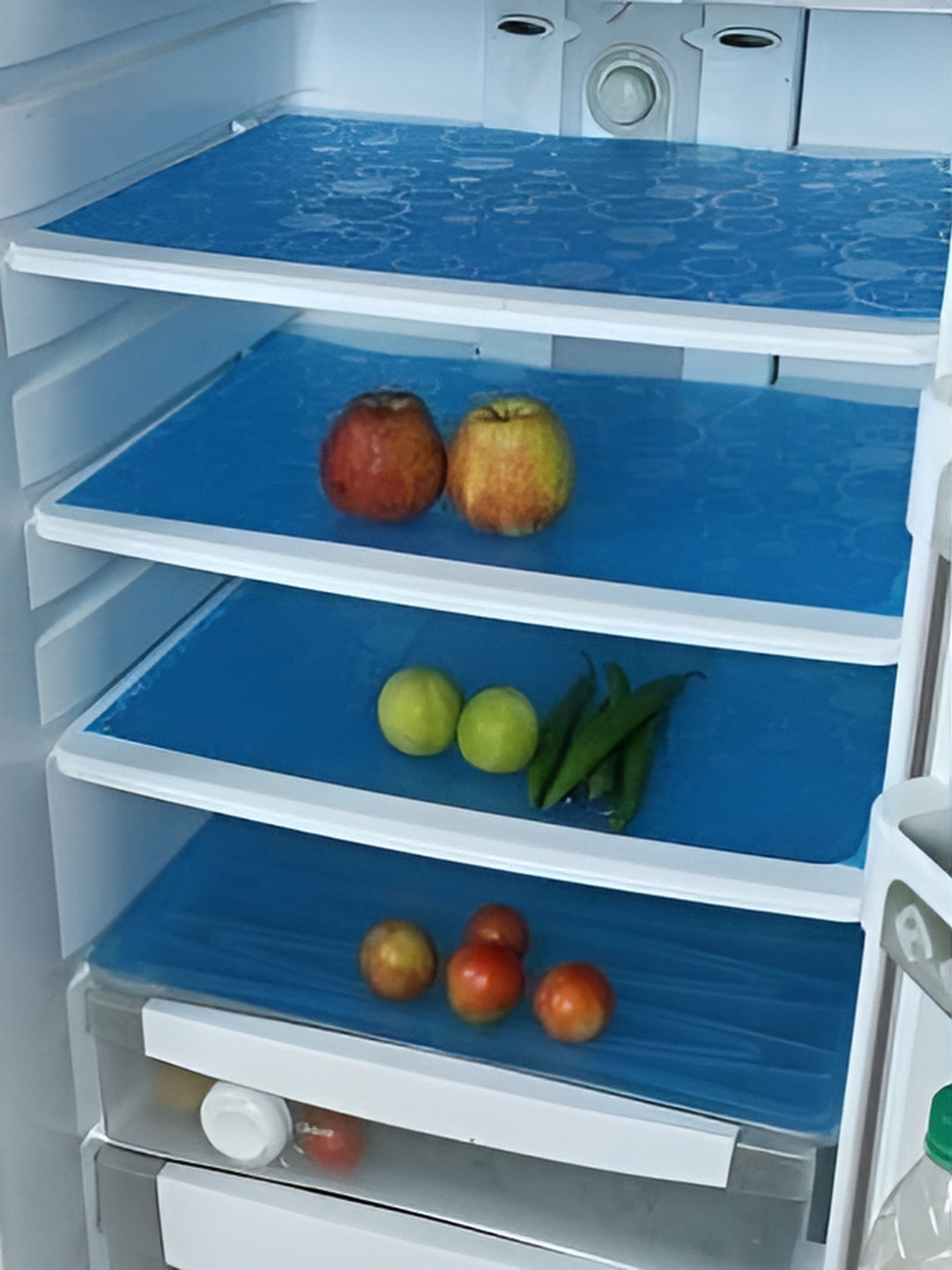 Aura Transparent 4 Pieces  Fridge Mats