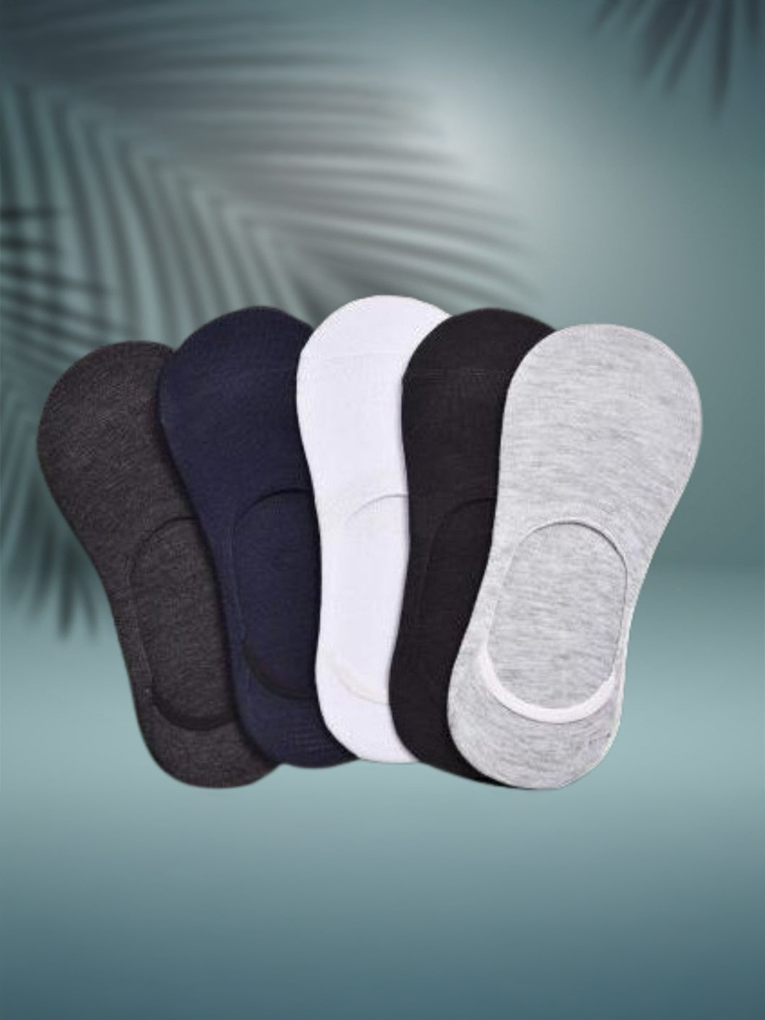 MJE Pack Of 5 Shoe Liners Socks