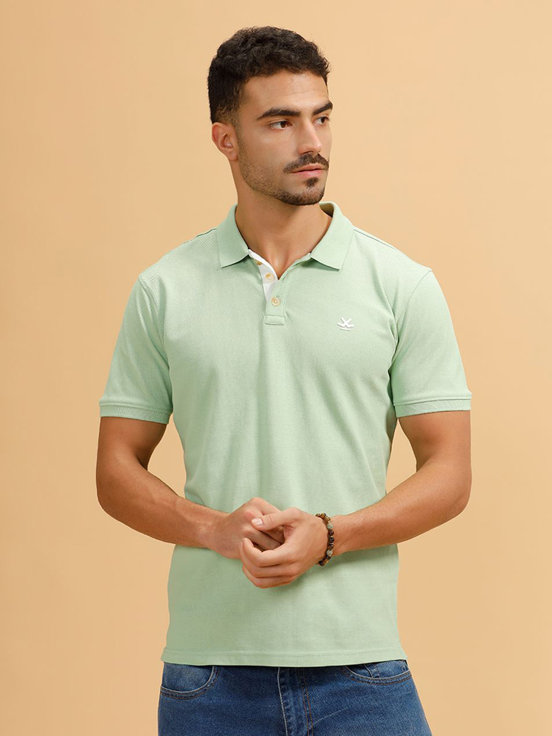 WROGN Polo Collar Slim Fit T-shirt