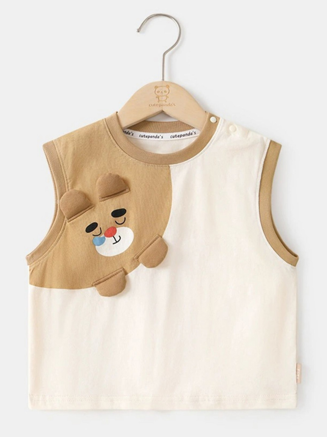 LULU & SKY Boys Round Neck Cotton Vest