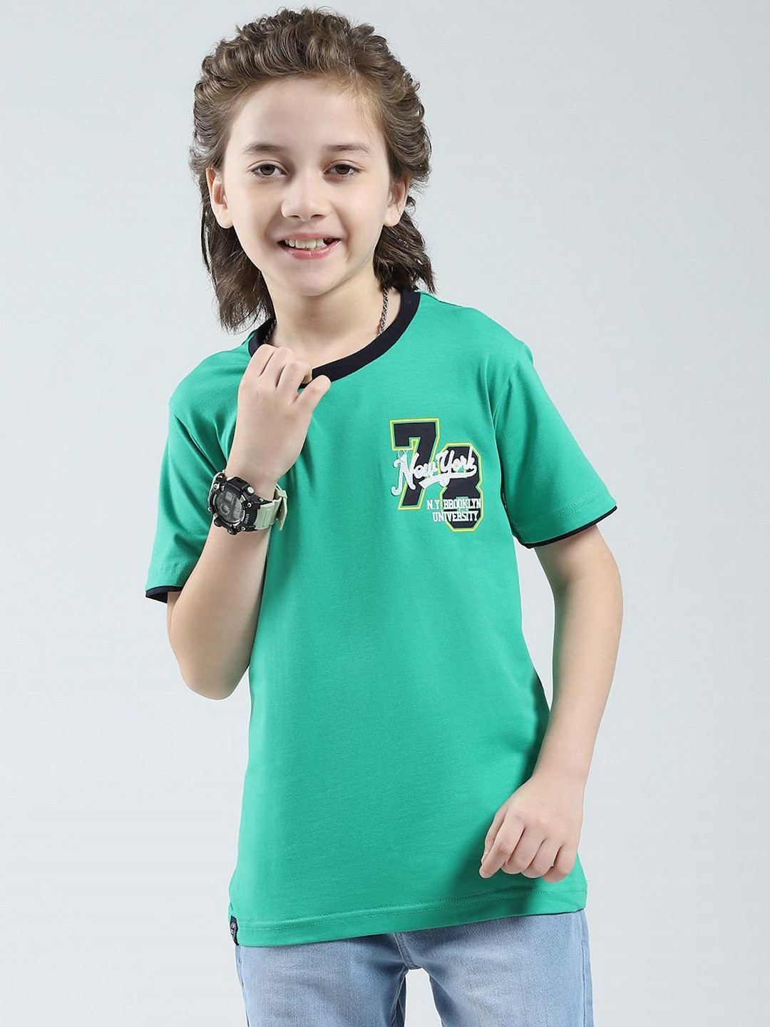 Monte Carlo Boy Round Neck T-shirt