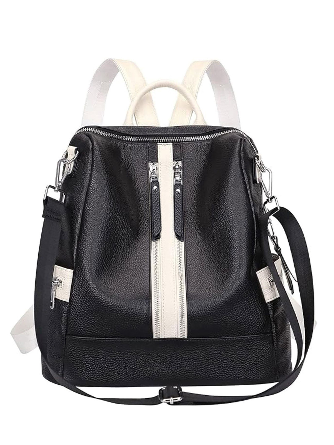 K.B.SALES Women Textured Backpack with Earphone Gate