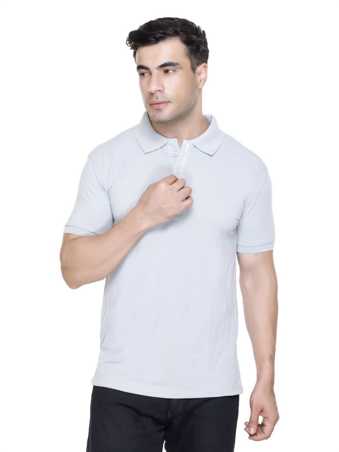 HOOD CULTURE Men Solid Cotton Regular Fit T-shirt