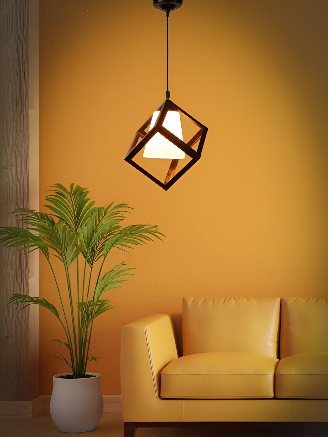 KINIS Modern and Unique Style Black & White Ceiling Lamp