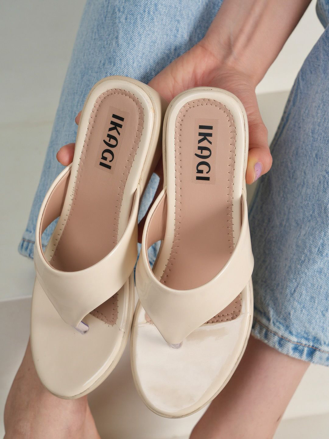 IKAGI Women Open Back Heels