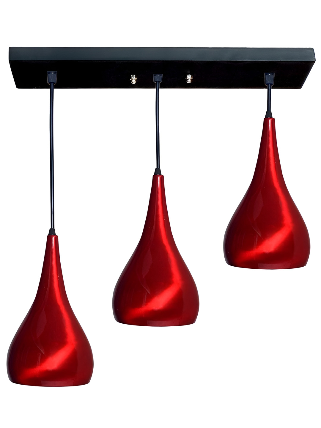 KINIS Modern and Unique Style Maroon & Black Aluminium Quirky Ceiling Lamp