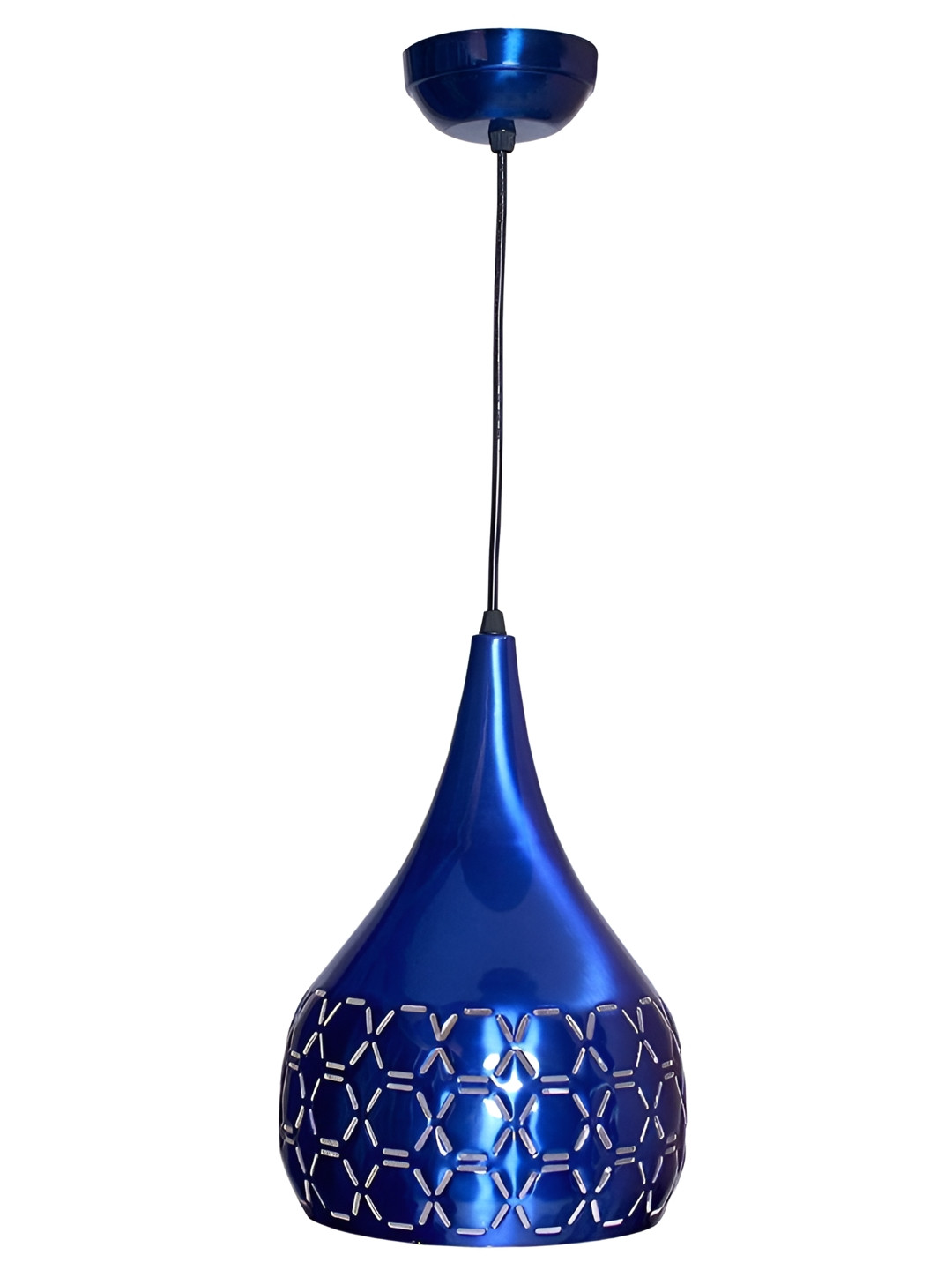 KINIS Modern and Unique Style Blue & White Aluminium Quirky Ceiling Lamp