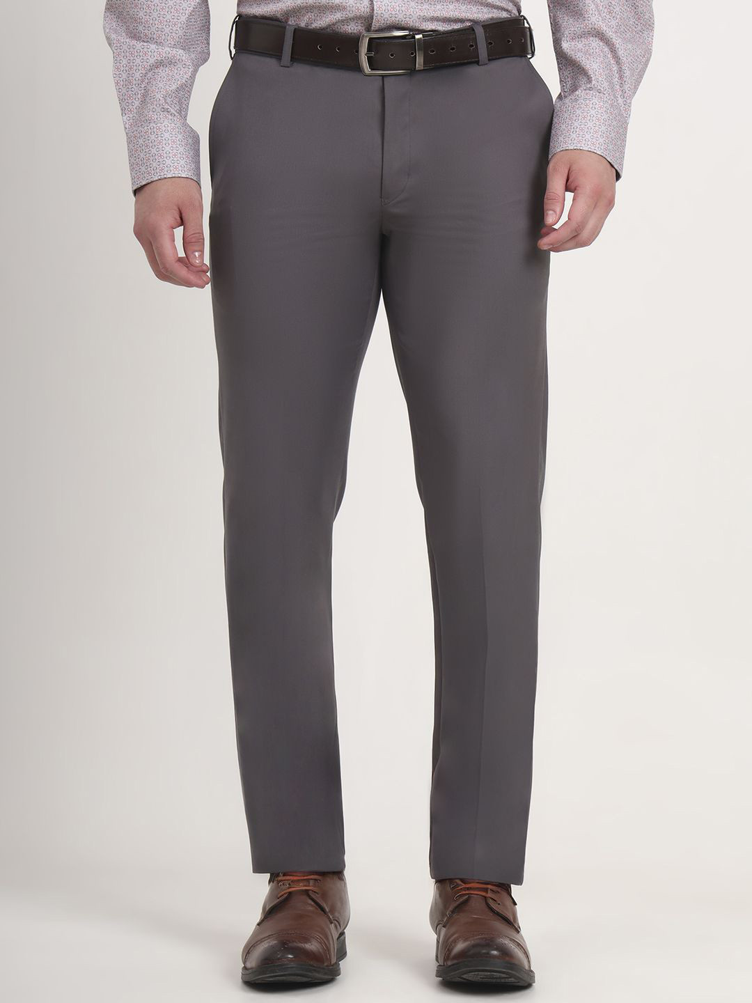 METAL Men Slim Fit Formal Trouser