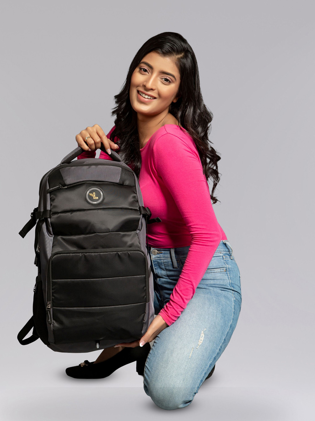 Ligo Bags Women Solid Toronto Laptop Backpack - 36 L