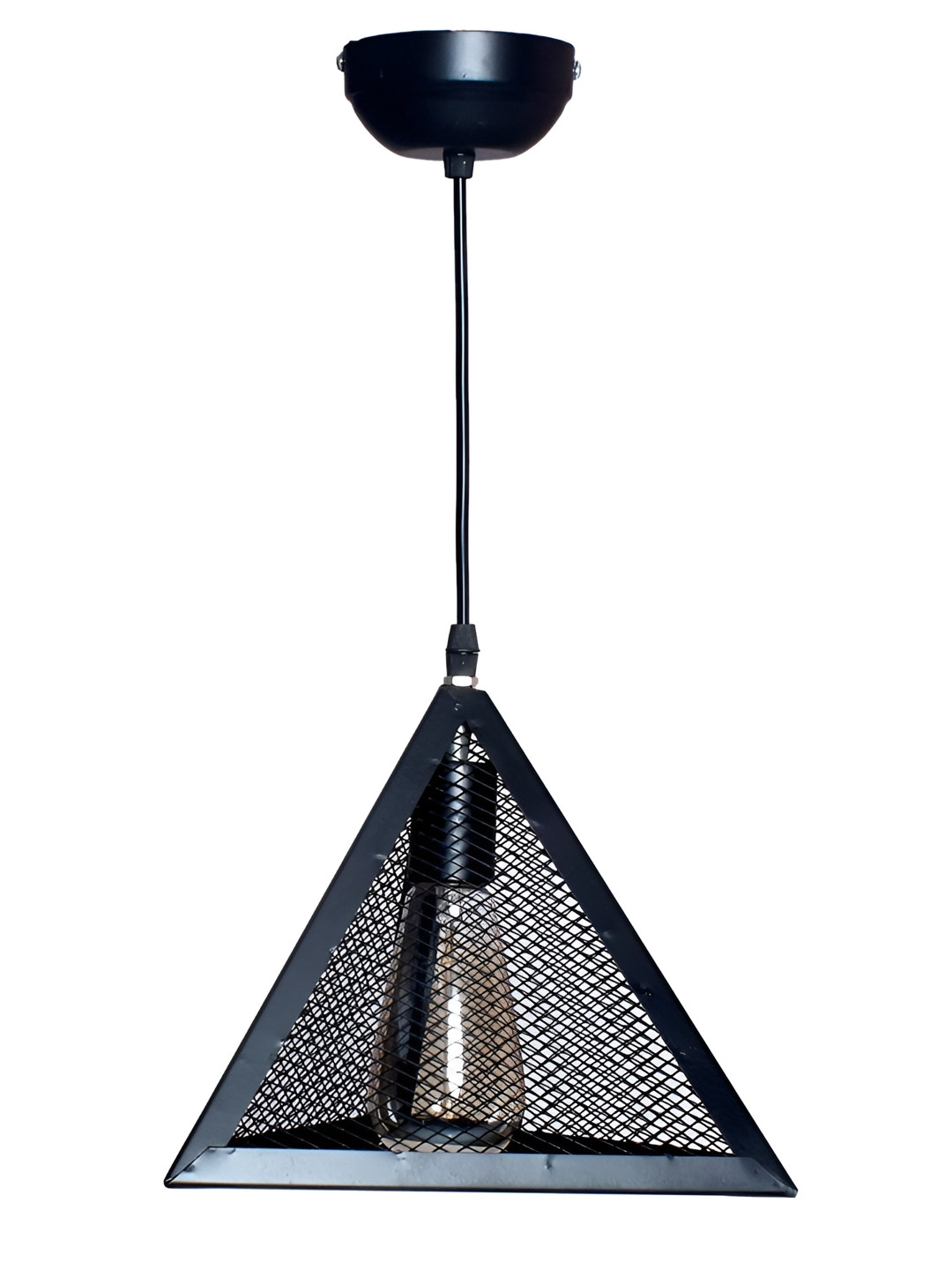 KINIS Black Triangle Textured Quirky Ceiling Lamp