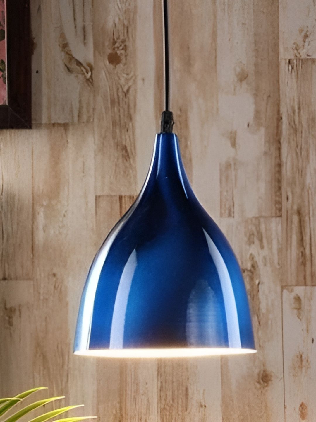 KINIS Modern and Unique Style Blue & White Aluminium Ceiling Lamp