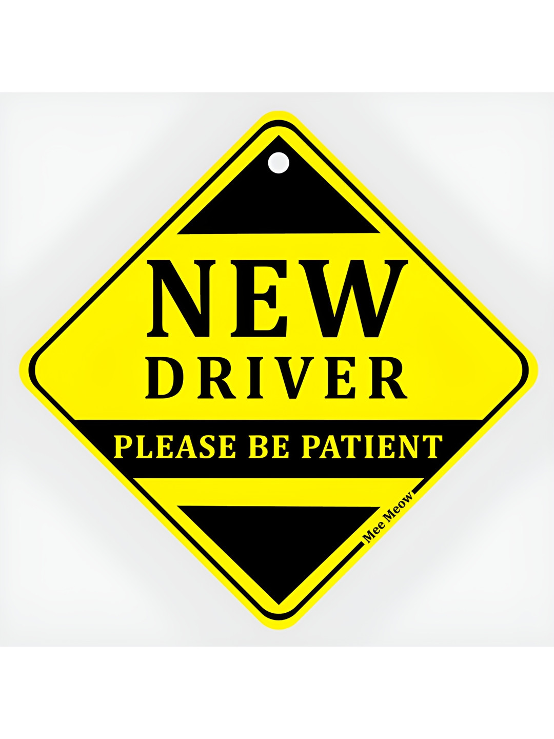 Legsway Baby On Board Yellow & Red Safety Sign Car Sticker With Vacuum Suction Cup Clip