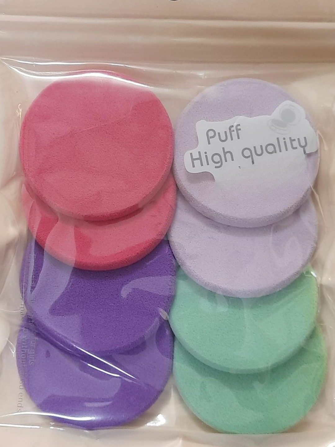 basicare Set Of 8 High Quality Makeup Puff Sponges