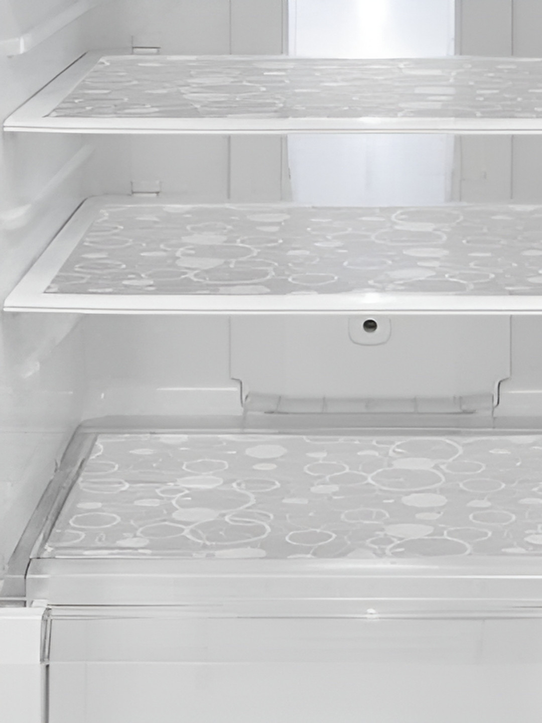 Aura 3-Pcs White Printed Water Proof Fridge Mats