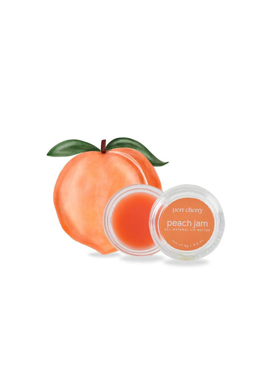 PERR CHERRY Peach Jam Lip Balm With Shea Butter - 8 g