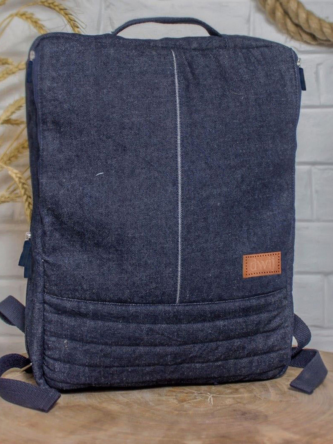 DWIJ Unisex Upcycled Office Travel Executive Backpack