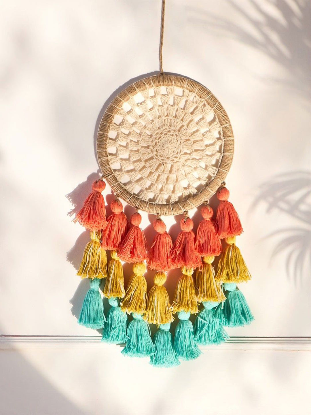 Chumbak Serenade Fabric Tasselled Hanging Bedroom -9.1In