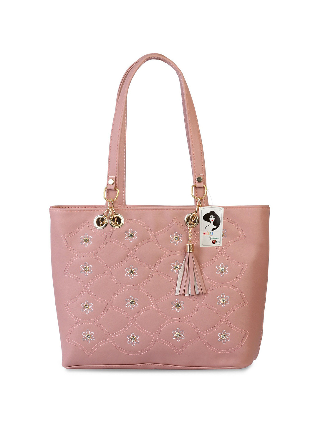 Ankita Fashion World Embellished Structured Shoulder Bag