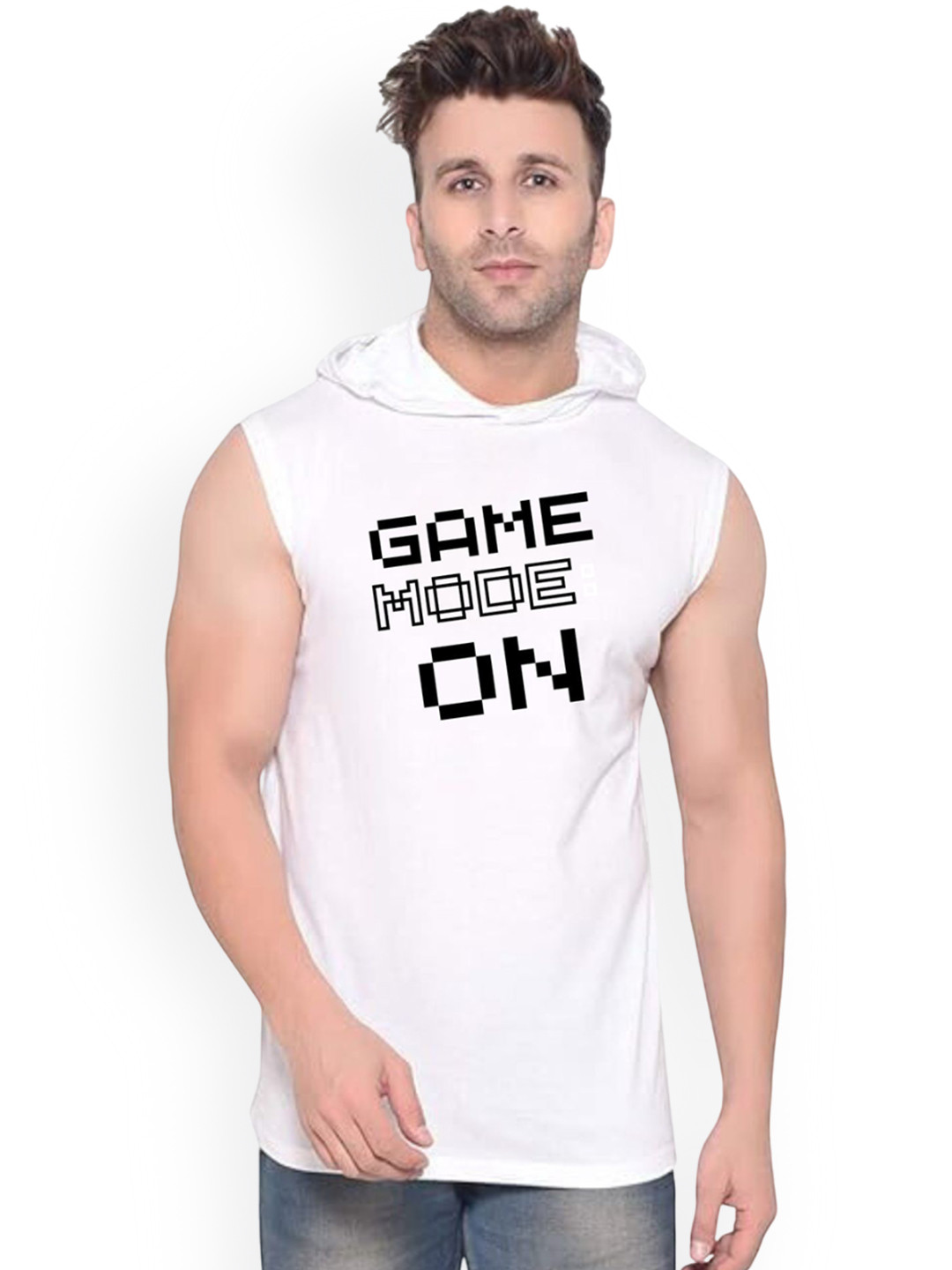 Fashnobic Game Mode Printed Gym Vest K__print-142_gym_vest_white