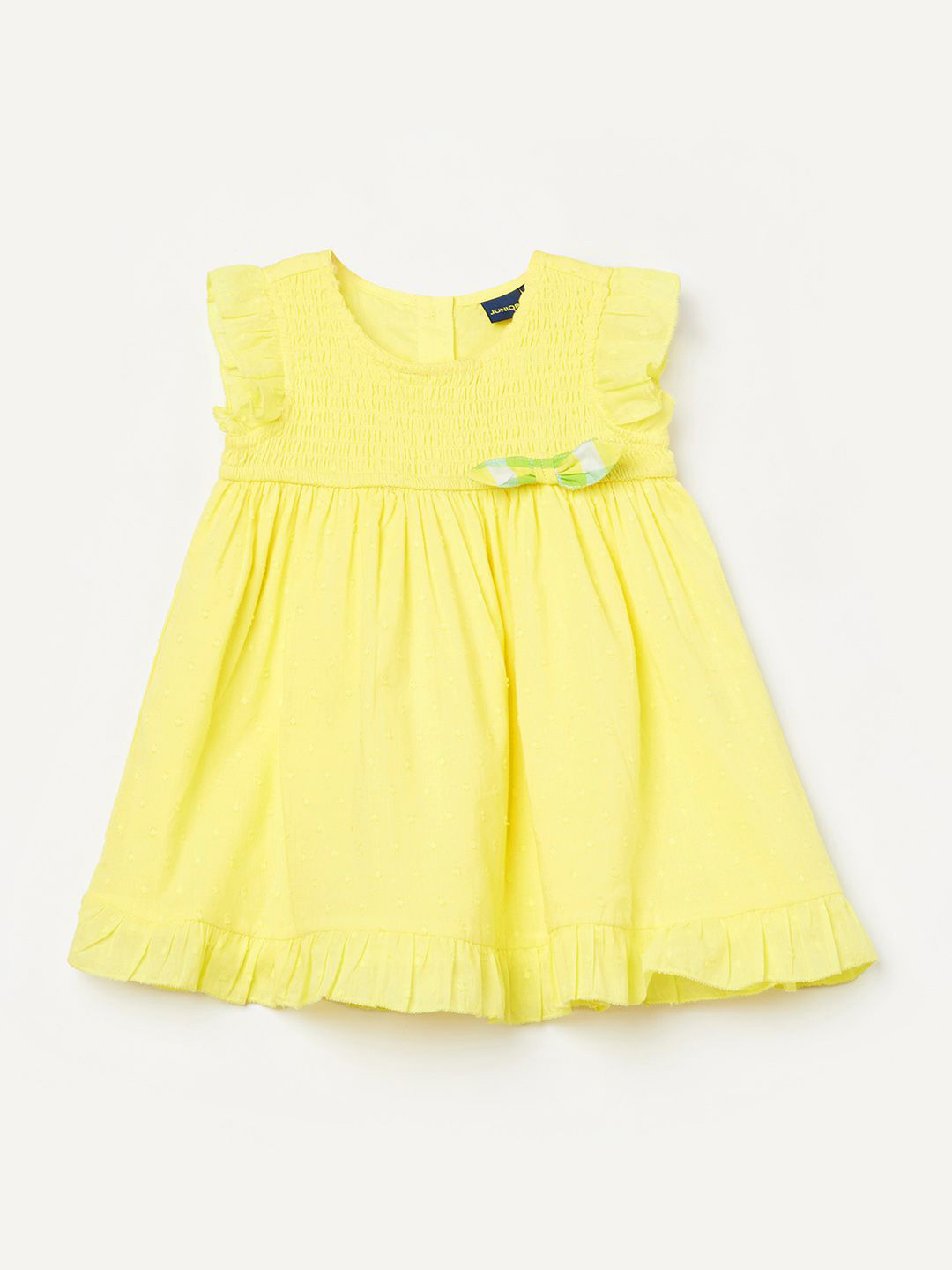 Juniors by Lifestyle Girls Solid Dress with Bow