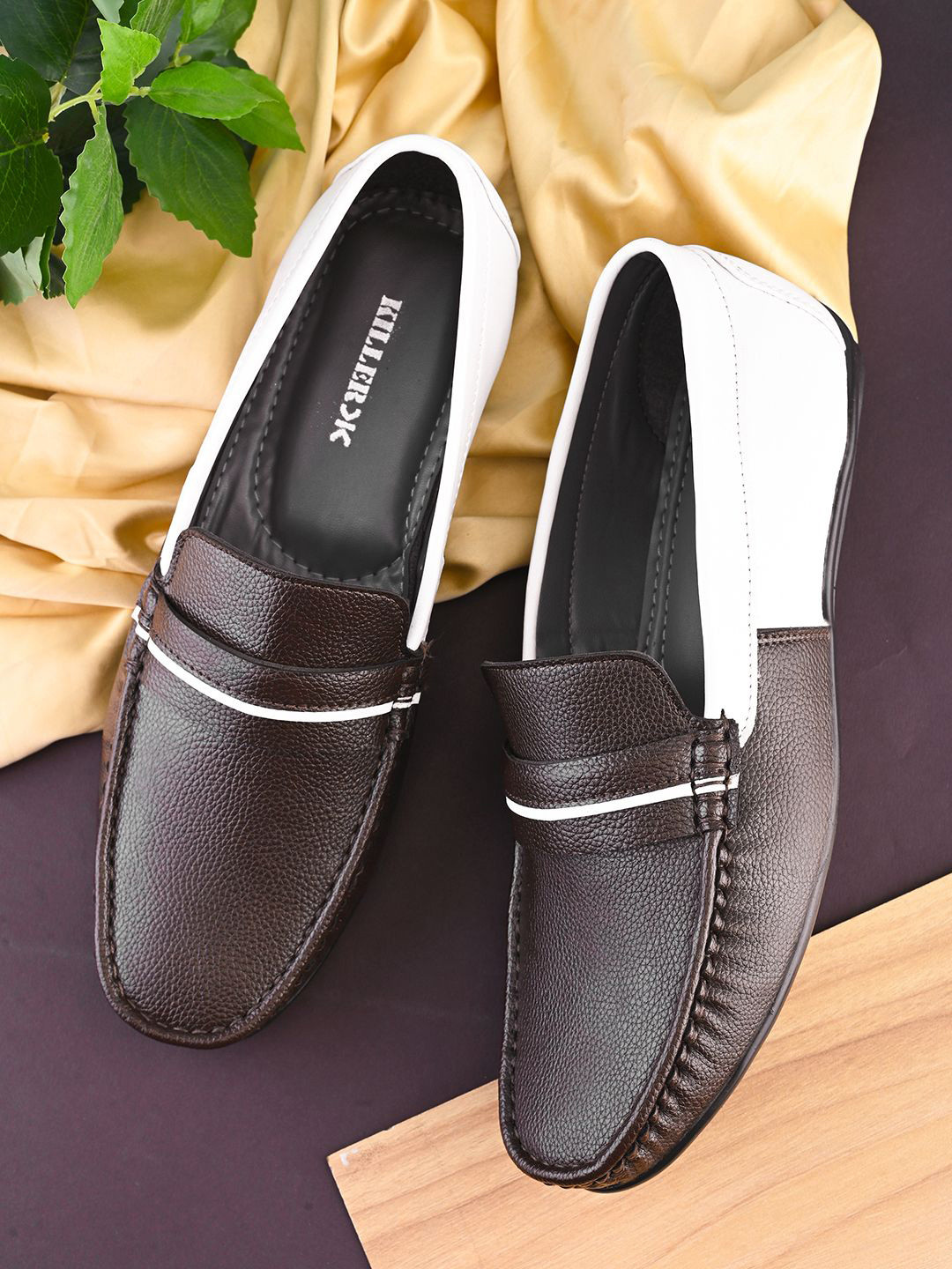 Killer Men Casual Slip On Colourblocked Loafer Shoes
