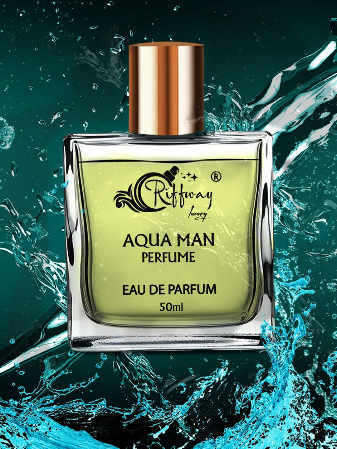 riffway Men Aqua Man Long Lasting Eau De Parfum - 50 ml