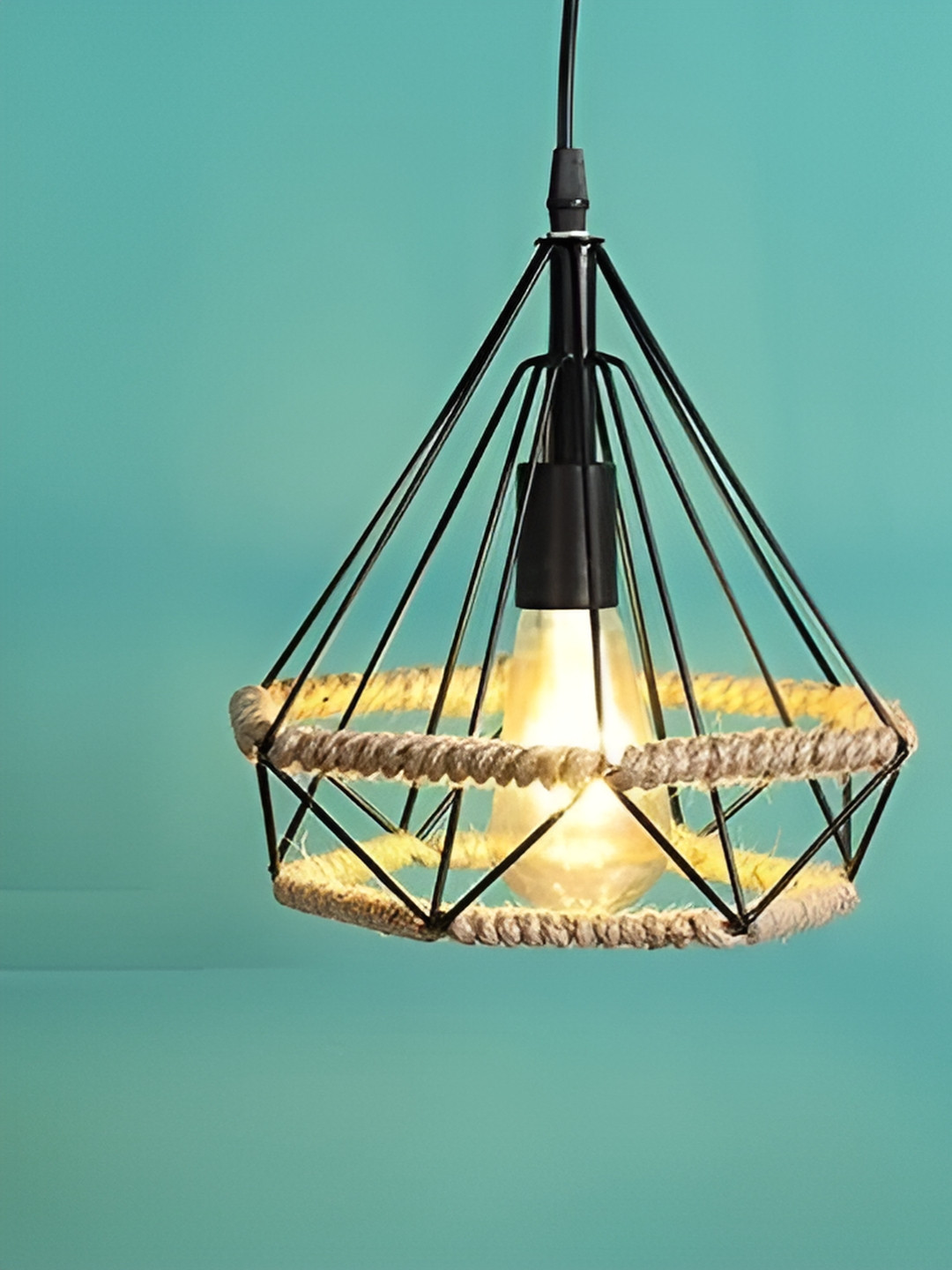 KINIS Black & White Quirky Hanging Light Ceiling Lamp