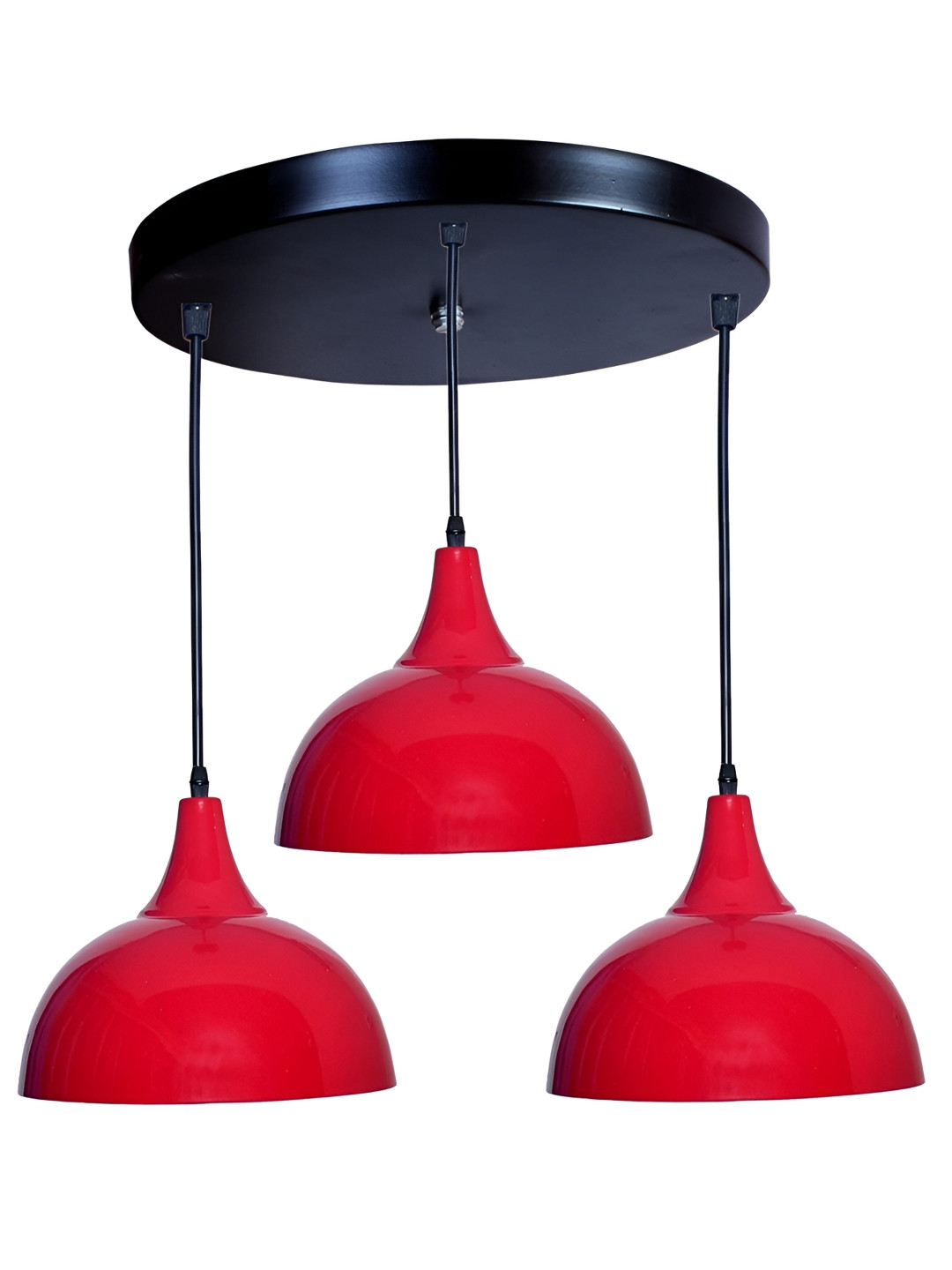 KINIS Modern and Unique Style Red & Black Aluminium Quirky Ceiling Lamp