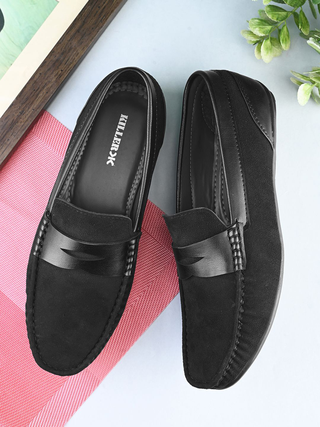 Killer Men Round Toe Slip-On Loafers