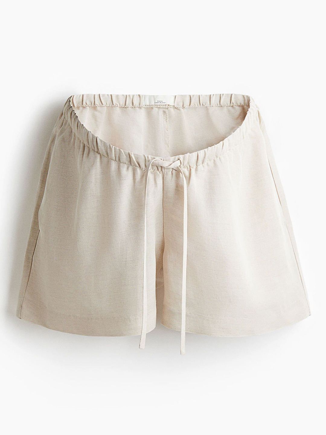 H&M MAMA Before & After Linen-Blend Shorts