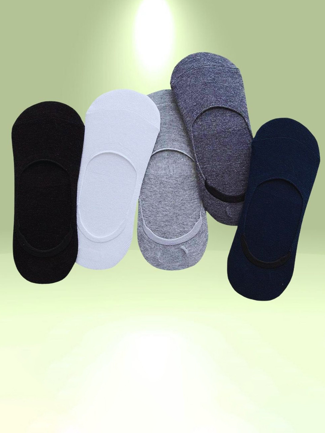 MJE Pack Of 5 Shoe Liners Socks