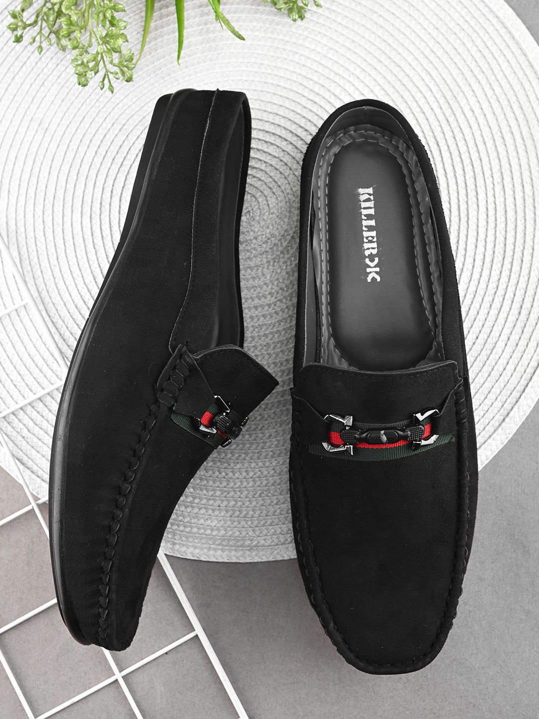 Killer Men Solid Suede Loafers