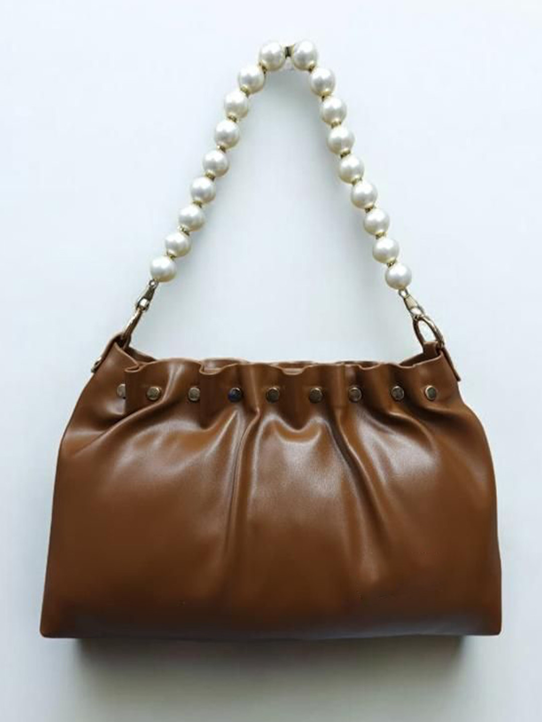 DAISY STAR Women Leather Bucket Sling Bag with Tasselled