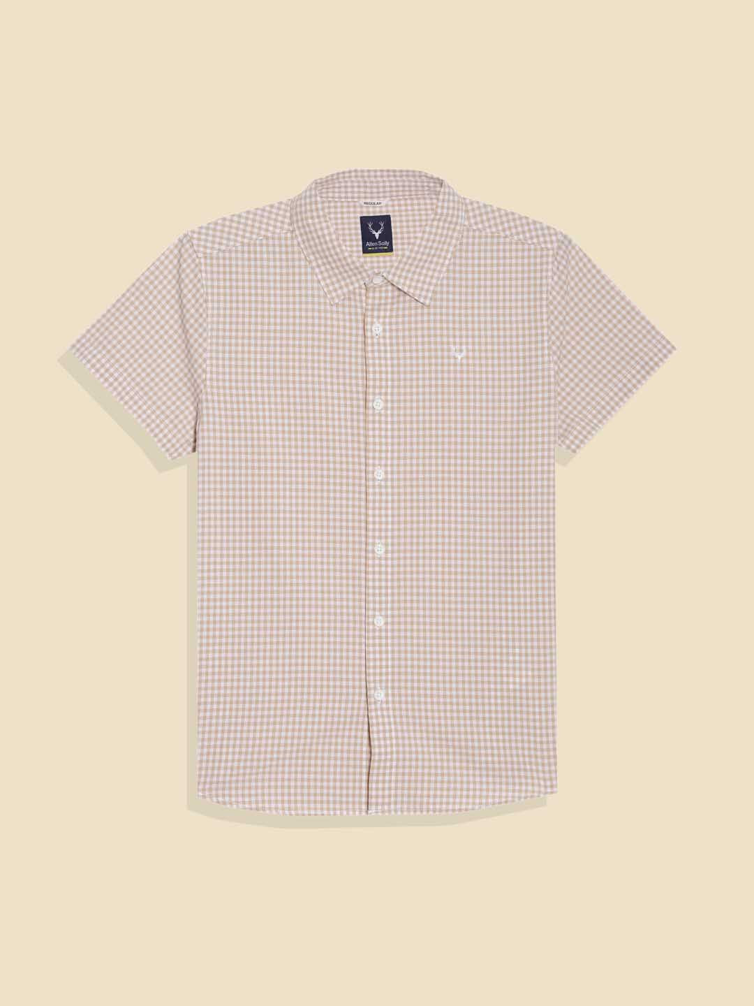 Allen Solly Junior Boys Checked Casual Shirt