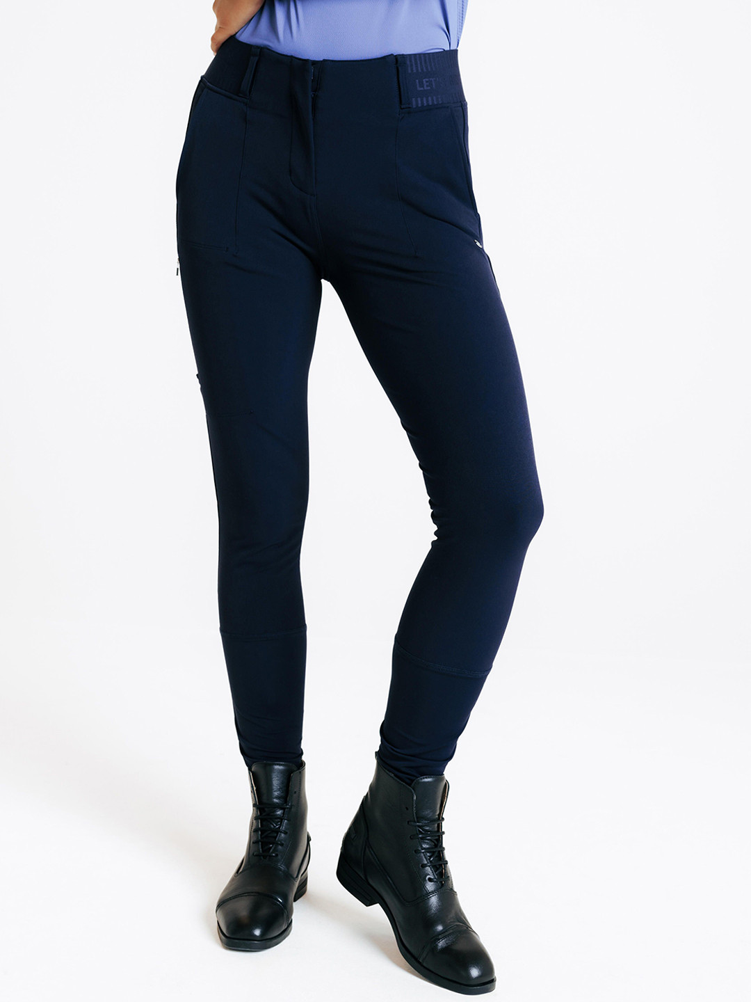 Decathlon FOUGANZA - Women Solid Horse Riding Jodhpurs Trousers