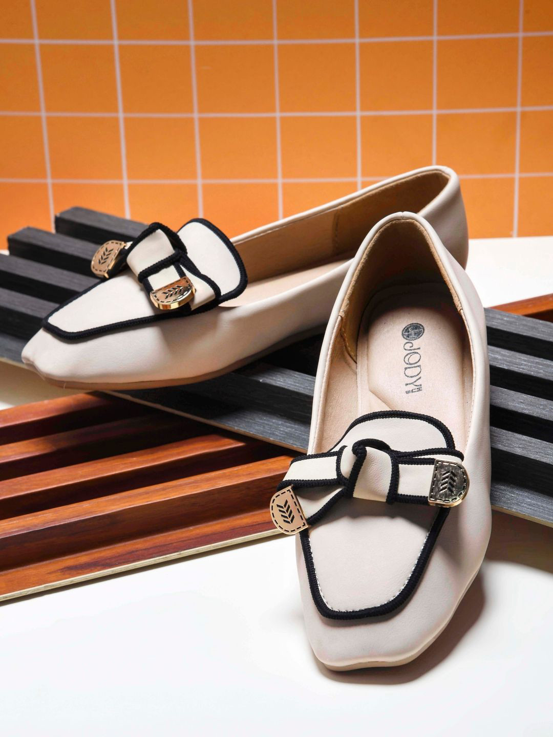 JodyHub Women Square Toe Ballerinas with Bows