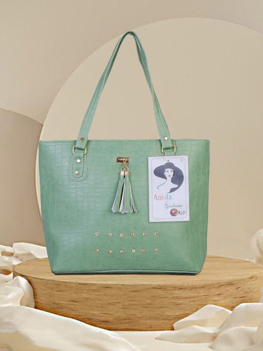 Ankita Fashion World Women PU Structured Shoulder Bag with Tasselled